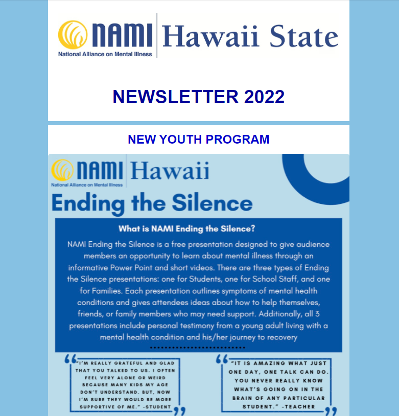 Contact Us National Alliance on Mental Illness Hawaii